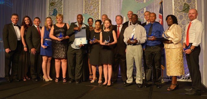 All the winners of the Cayman Islands Tourism Association Stingray Awards. Photo courtesy Southern Cross Club