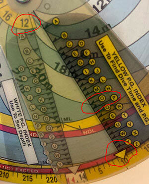 The PADI Wheel