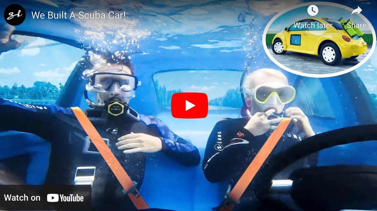 We Built A Scuba Car! The Scuba News