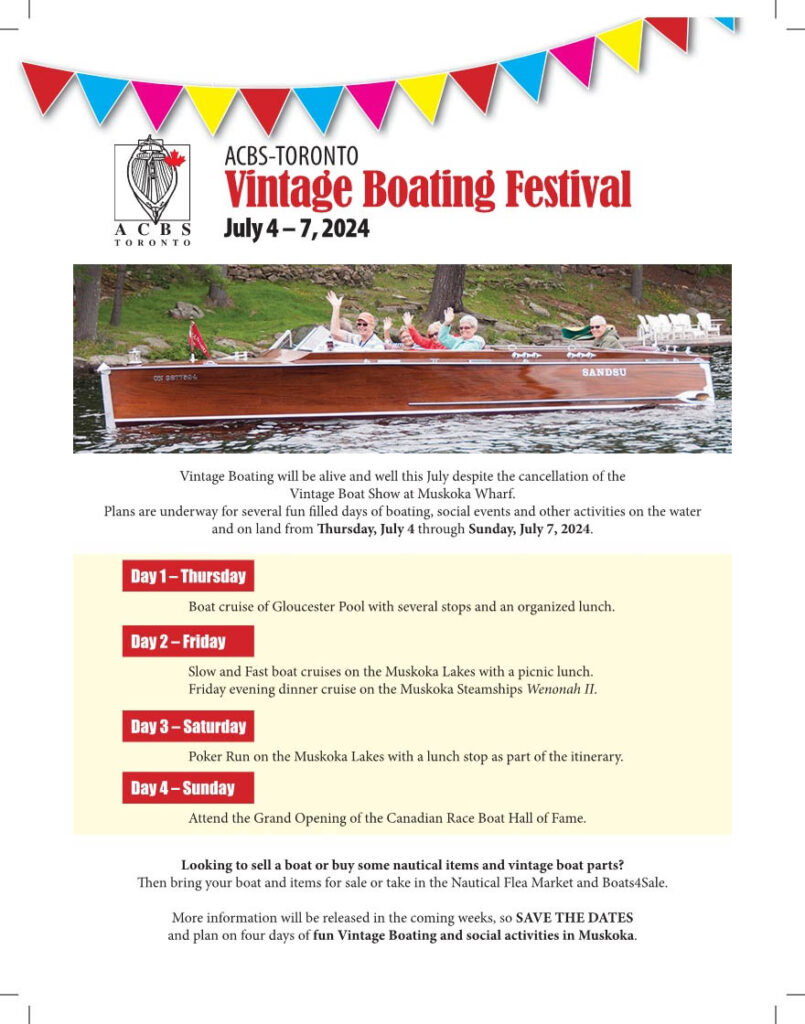 Vintage Boat Festival