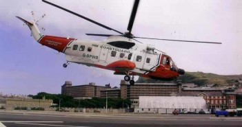 Mass Coral Bleaching on the Great Barrier Reef Coastguard Helicopter