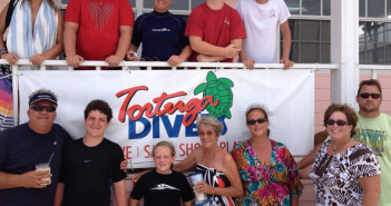 The Johnson Family at The Scuba News