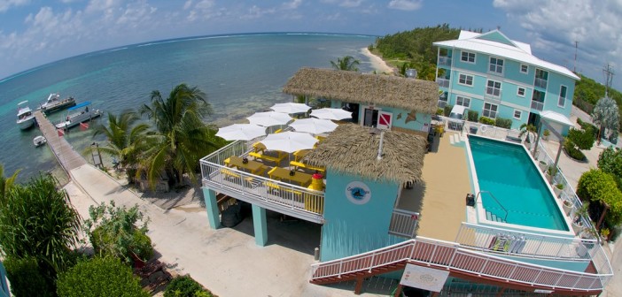 Eagle Ray's Dive Bar & Grill at Compass Point Dive Resort at East End, Grand Cayman.