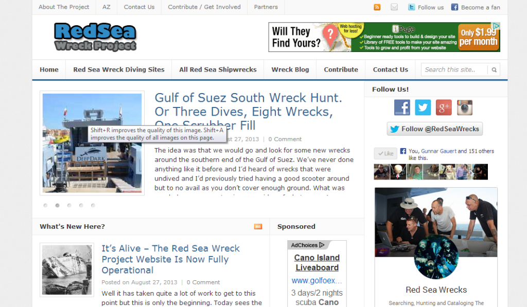 The Red Sea Wreck Project at The Scuba News