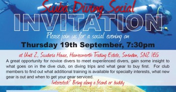 Join JC Scuba Swindon For A Free Scuba Social JC Scuba Swindon, Scuba Social at The Scuba News