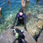 Kathy Dowsett at The Scuba News