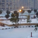 Snow in Egypt at The Scuba News