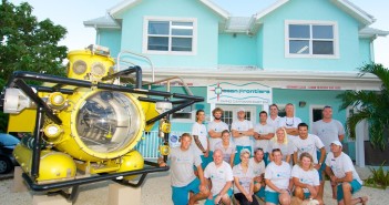 The winning Ocean Frontiers team at the Compass Point Resort at East End, Grand Cayman. Photo courtesy Ocean Frontiers.