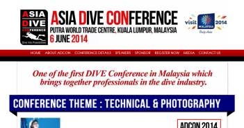 Asia Dive Conference (ADCON 2014) has now been added to our dive show calendar ADCON 2014 at The Scuba News