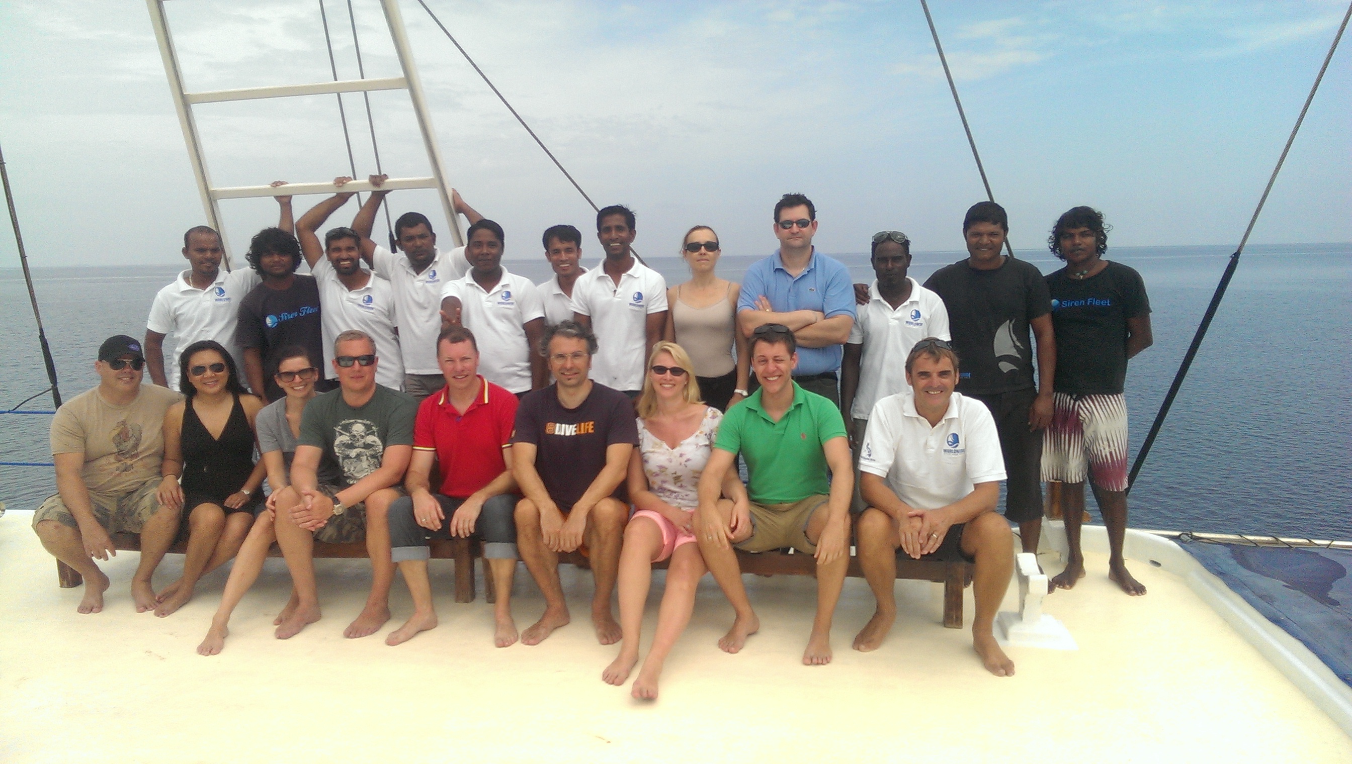 A great final adventure in the southern Maldives! Maldives Group Photo