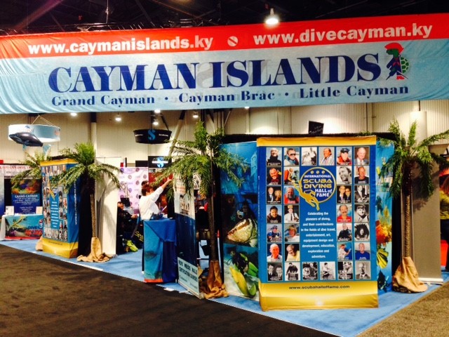 Gear up for a busy show in the Cayman Islands pavilion.