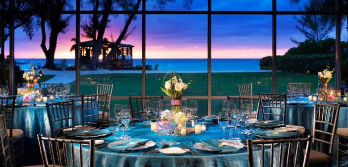 Fine dining at one of the world-class restaurants at the Westin Grand Cayman - guests can use their $100 resort credit to enjoy the cuisine and the view. Photo courtesy Westin Grand Cayman