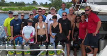 Cayman Extends Legends and Lions into a Month-long Dive Event Divers who attend the dive festival the final week will have the chance to dive with industry legends who will be inducted into the International Scuba Diving Hall of Fame. Pictured here are last years Inductees,Bill Acker, Dan Orr and Leslie Leaney.