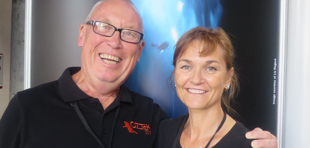 David Strike & Sue Crowe – OZTek2015. Image credit: Dave Moran