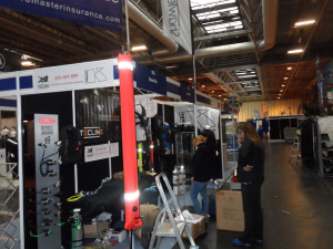 Dive 2015 - Setting Up The Stands