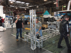 Dive 2015 - Setting Up The Stands