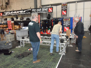 Dive 2015 - Setting Up The Stands