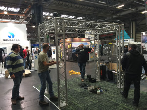 Dive 2015 - Setting Up The Stands