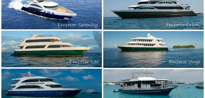 0316 Emperor Maldives boats collage