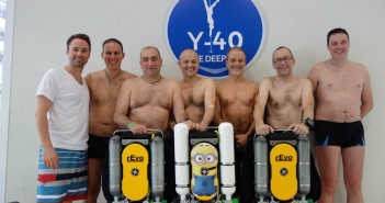 rEvo Rebreathers Team Take Part In Diver Health Study At Y40, Italy rEvo Rebreathers Y-40 Health Study