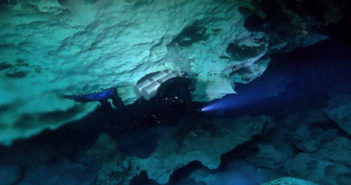 How do cave divers return to the entrance without running out of gas? Marc Green