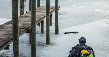 Winter Diving Rewards Diver