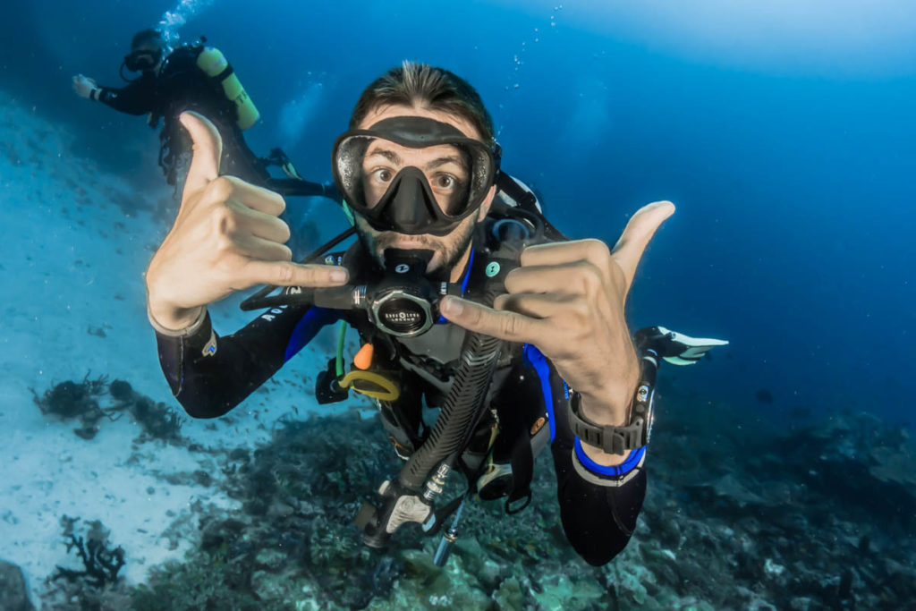 Diver Underwater