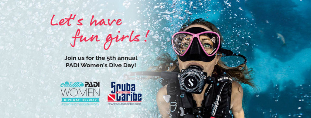 PADI Women's Day 2019 at ScubaCaribe