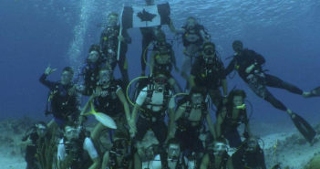 Canadian Divers Underwater