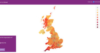 UK Petition Map