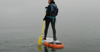 Paddle boarding