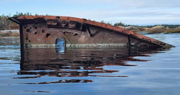 The Ahern Trader Shipwreck in Frederickton, Newfoundland Ahern Trader