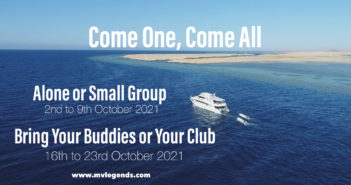 Come One, Come All This October – The Red Sea is Calling MV Legends