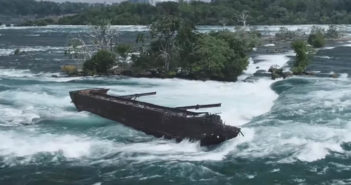 Famous Niagara River Shipwreck Slides Closer to Falls After Storm Iron Scow, Niagara Falls