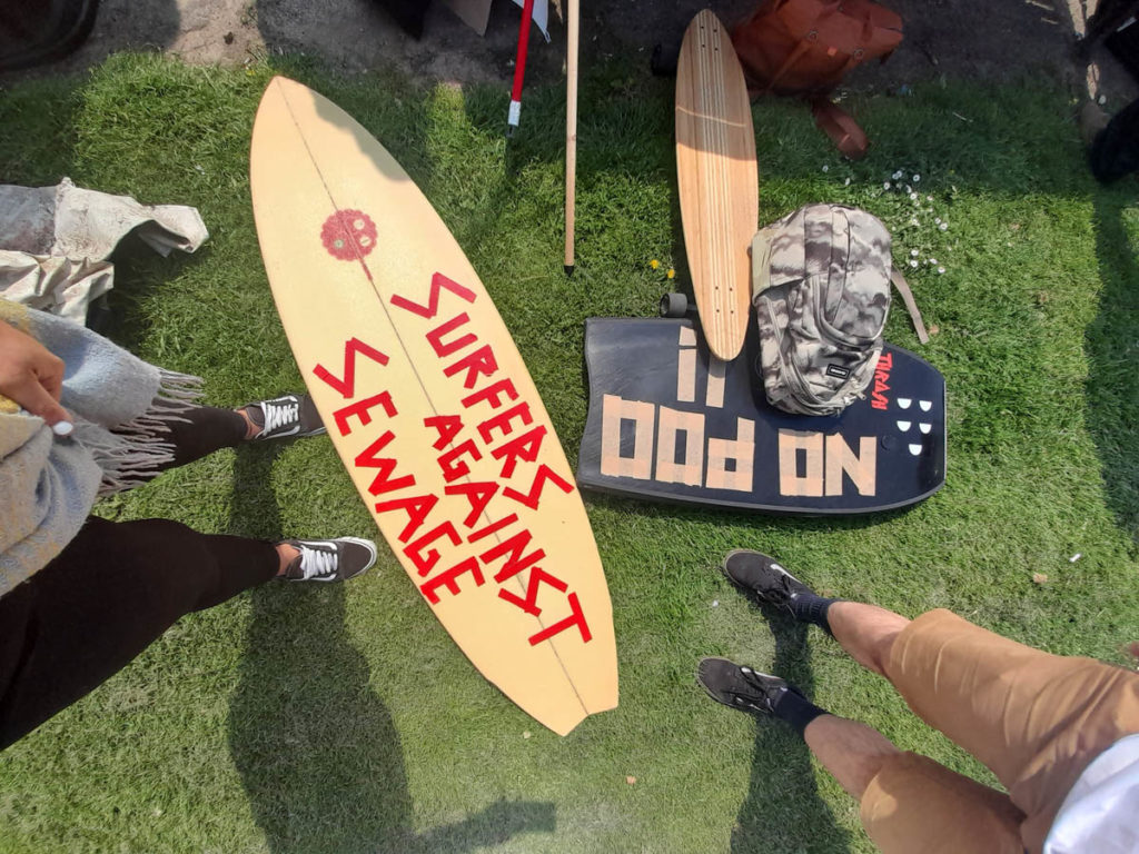 Surfers, Divers and Swimmers Unite To End Pollution