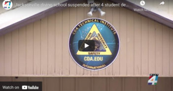 Jacksonville Diving School Suspended After 4 Student Deaths Diving Incidents