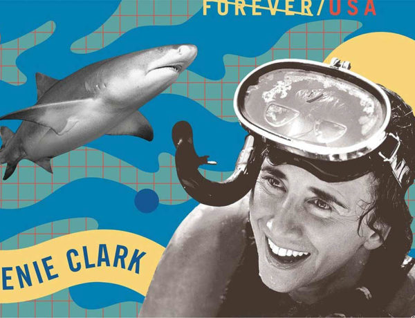 “Shark Lady” Marine Biologist Eugenie Clark Immortalized on Stamp