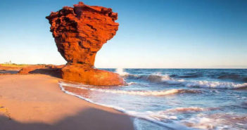 Thunder Cove, Prince Edward Island 250+ Million Year Old Tea Pot Rock Tea Pot Rock