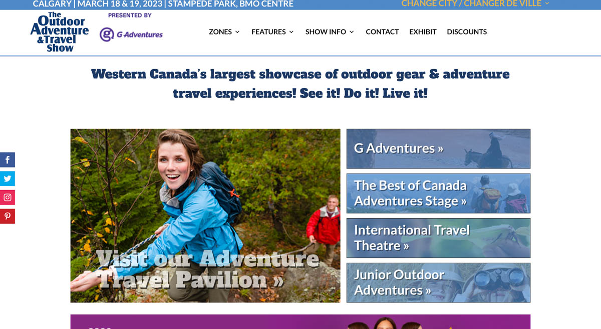 Calgary Outdoor Adventure Show 2023