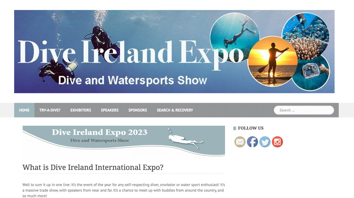 Dive Ireland Expo 2023 The Scuba News