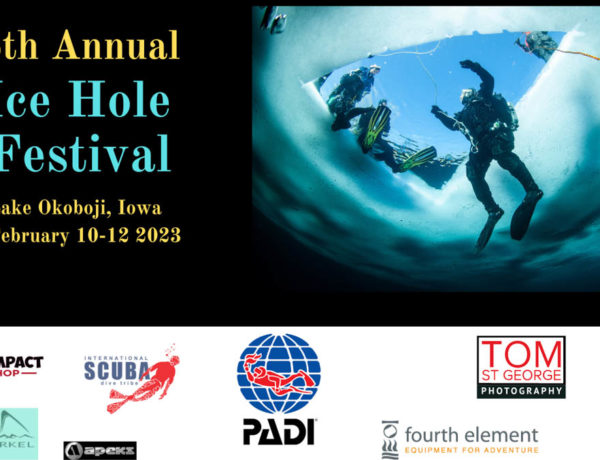 Ice Hole Festival in Lake Okoboji, Iowa Creates Enthusiasm, Brings in an Ocean Full of Scuba Divers for the Past 6 Years!