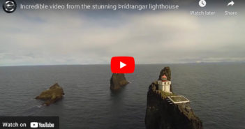 Thridrangaviti Lighthouse; Perched on a Ledge in Iceland’s Raging Surf
