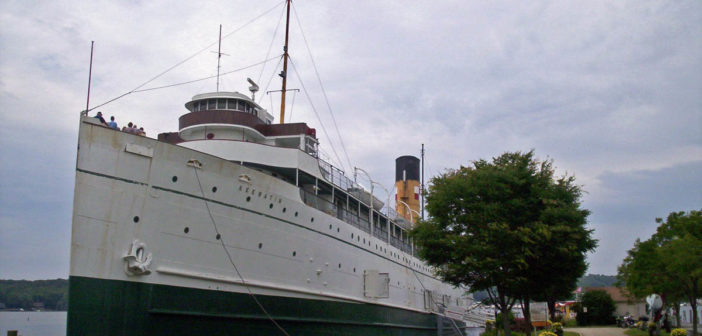 S.S. Keewatin on the Move to Kingston