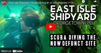 Scuba Diving at an Old Shipyard in Georgetown, Prince Edward Island