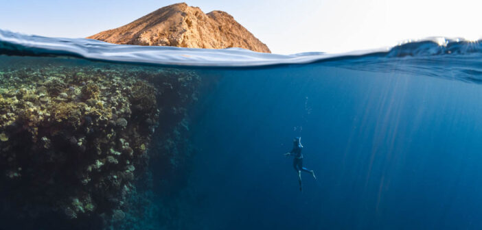 Scuba Diving Underwater