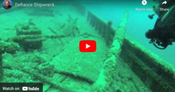 Scuba Diving the Defiance, Wooden Two-Masted Schooner Defiance Shipwreck