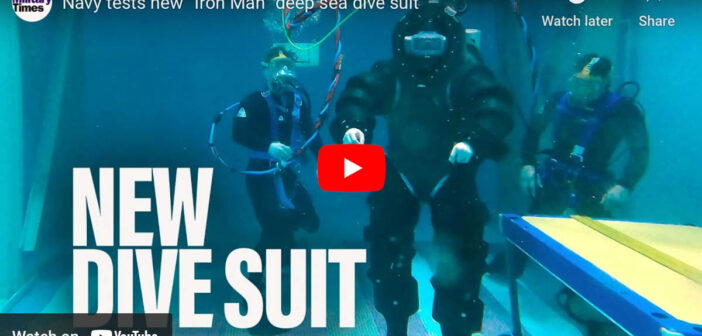 Navy Tests New “Iron Man” Deep Sea Dive Suit