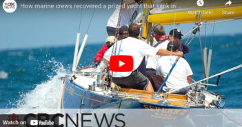 How a Prized Yacht that Sank in Lake Ontario was Recovered by Marine Crews Ontario Yacht Sinking