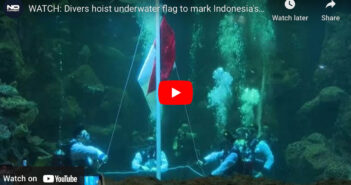 Divers Hoist Underwater Flag to Mark Indonesia’s Independence Day Indonesia Independence Day
