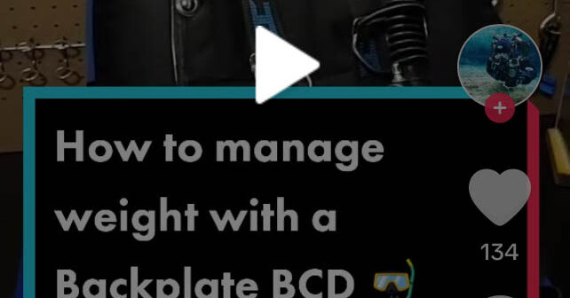 Chris’s Chats on TikTok – Thirteenth Edition: Properly Manage Your Weights in a Backplate Style BCD